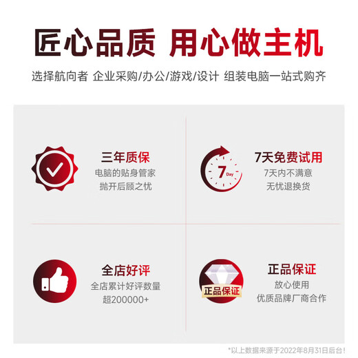 航向者 14代酷睿i7 14700/i9/32G/1TB/H/HX版企业采购商用家办公游戏设计台式电脑主机全套整机DIY组装机 五：14代酷睿i7丨32G D4丨1TB SSD