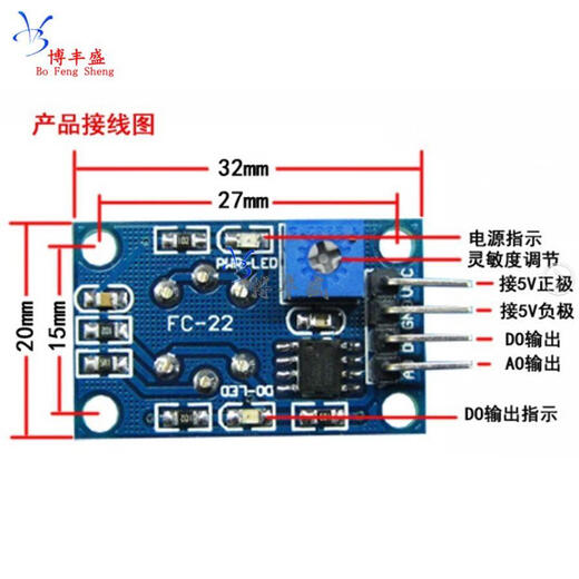 Smoke sensor module MQ-2/3/4/5/6/7/8/9/MQ135 alcohol flammable gas carbon monoxide MQ-4 module