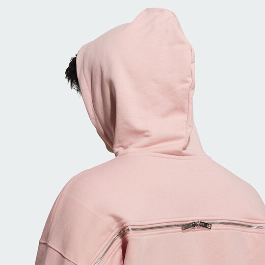 阿迪达斯 （adidas）三叶草卫衣男装春秋新款套头印花休闲舒适运动连帽衫 HH9435  M