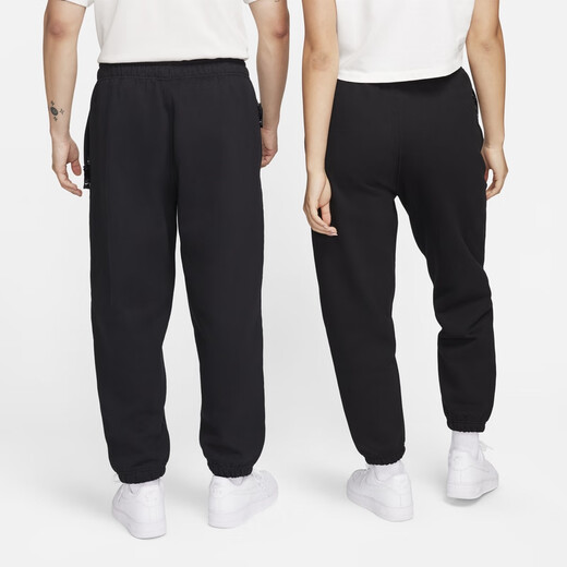 Nike (Nike) Offizielle Herren -Plus -Samthose, Kleiderschrankhose, gestrickte lose Stickerei, personalisierter weicher DX1365 010 Schwarz/Weiß 3xl