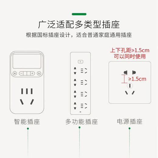 Meikejie children's anti-shock socket protective cover, jack safety plug, baby power plug protective sleeve, plug-in plug protective cover, upgraded pull-tab style (white), 20 pieces, 10 pcs for two plugs + 10 pcs for three plugs