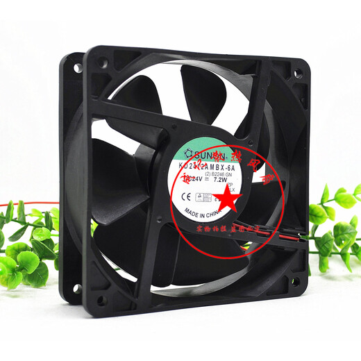 SUNON适用于KD2412AMBX-6A 建准 12038 24V 7.2W 2线 12CM 丹佛斯