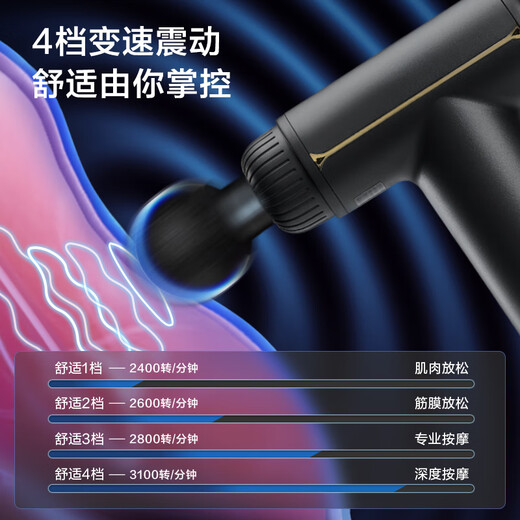 JD Fascia Gun Massager SE Fascia Massager Whole Body Muscle Deep Relaxation Waist Leg Neck Massager Calf Muscle Massager Birthday Gift Female Teacher's Day Gift Men