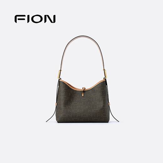 FION Classic Printed Tote Bag Women's Shoulder Crossbody Bag Hobo Bag Large Capacity Handbag Birthday Gift Coffee/Tea Medium
