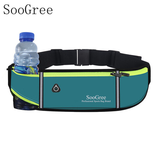 SooGree sports running mobile phone waist bag for men and women outdoor multi-functional large-capacity storage bag waterproof adjustable belt equipment
