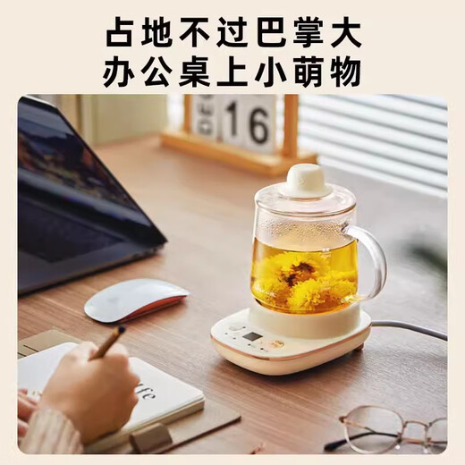 Little Bear YSH-D04C6 Portable Health Pot Office Mini Small 0.4L Tea Maker Glass Home Health Cup Little Bear (YSH-D04C6) 0.4L