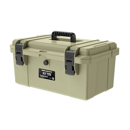 Baolian Hardware Household Waterproof Large Small Medium Portable Electrician Multifunctional Repair Box Storage Box Toolbox Seiko Seiko Model Waterproof Thickened 22 Inch Gray Free