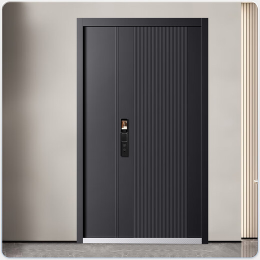 OUDILE new cast aluminum door security door entry door + household light luxury high-end mother door + fingerprint smart lock anti-theft fully automatic intelligent lock 2150*1050/2250*960