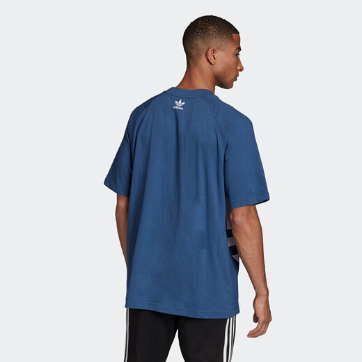Adidas adidas adidas clover Männer klassisches großes Logo Lose Casual Sports Kurzarm FM9902 m