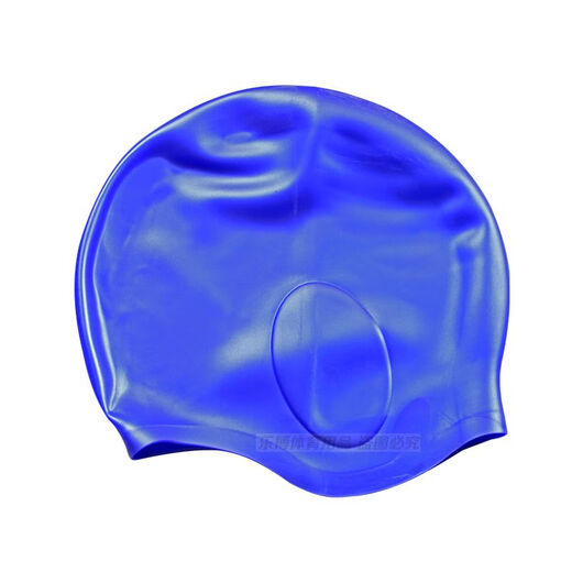 Chaosihui silicone ear protection swimming cap swimming cap ear protection design waterproof silicone swimming cap swimming silicone swimming cap - black large size + nose clip earplugs