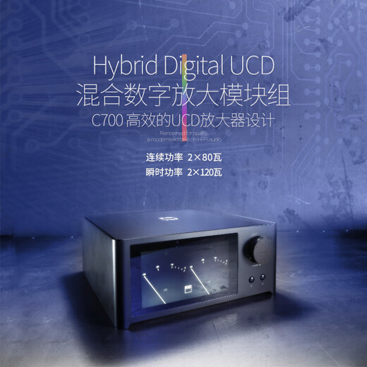 NAD C700 网络数字音频流媒体功放一体机专业音频解码器 家用专业功率放大器蓝牙合并功放USB解码 【套装】C700+达尼皇太子SE