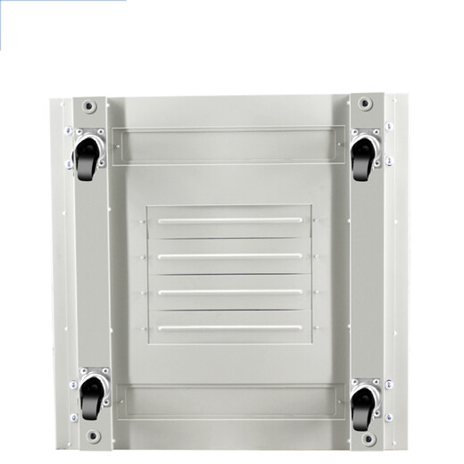 Tuteng Network Standard Computer Room Cabinet 22U Server Switch -Stromverstärker 600 Tiefe 600 Höhe 1250 mm grau und weiß RAL7035 Farbe TS.6622 Vorderglas Heck -Mesh -Tür vorne