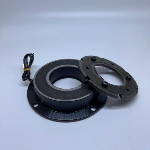 Electromagnetic clutch brake dry type with bearing power-on suction and power-off separation brake clutch DC24V electromagnetic brake 5KG inner hole 25 or 30