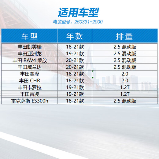 DENSO air filter 260331-2000 Corolla/Ralink/Camry/Asia Dragon/RAV4