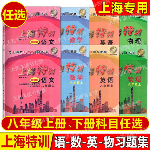 2024上海特训六七八年级上下册语文数学英语N版物理678年级二学期语数英物沪教版初中配套教辅课后期中 英语 六年级下