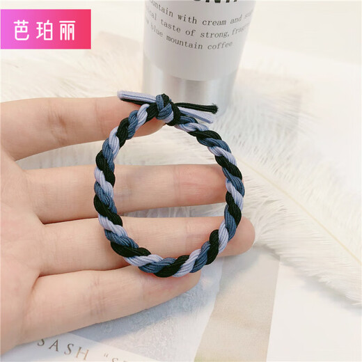 Barberry 10 basic braid forest style simple temperament fresh hair tie rubber band hair rope knotted headband hair tie basic braid mixed color 5 pcs
