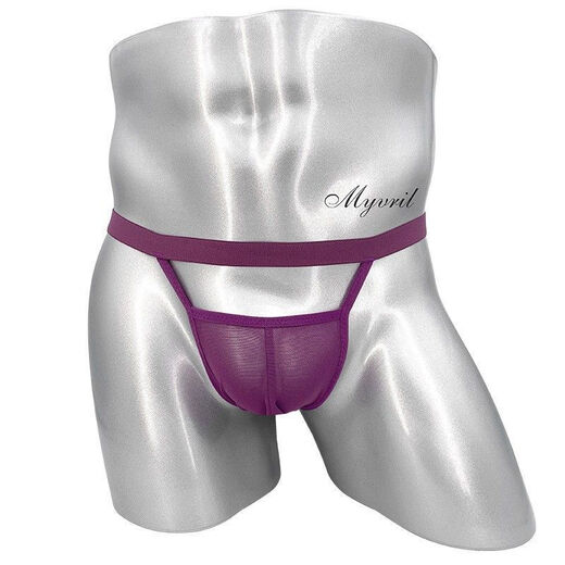 Männer sexy Doppel-Tanga-Stil neuer und sexy transparentes Netz hinter offenes Schicht, ohne die Unterwäsche von Männern schwulen zu nehmen [vertraulicher Versand] Weiß 90-160jin [Jin gleich 0,5 kg] Inside Wear