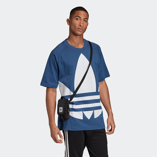 Adidas adidas adidas clover Männer klassisches großes Logo Lose Casual Sports Kurzarm FM9902 m