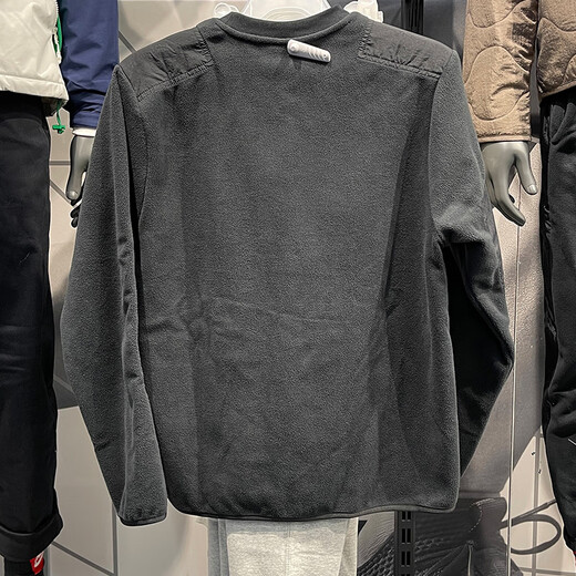 Nike (nike) толстовка мужская весна и осенняя куртка флисовая теплая спортивная одежда модная круглая шея повседневная пуловер DD4855-010 Black 2xl