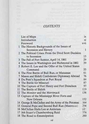 英文原版经典名著The Civil War 内战史 Signet Classics