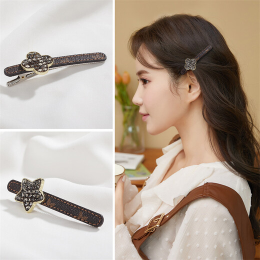 Chimera (CHIMERA) 2-piece hairpins, four-leaf clover side clips, Korean style bangs clips, side clips, hair accessories, hairpins, birthday gifts for girls