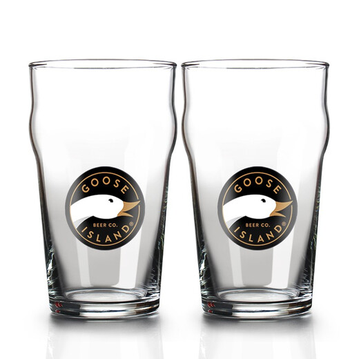 Multiple styles of lead-free glass beer mugs with logo, craft beer mugs, American IPA pint mugs, star rocket mugs, explosion mugs, various beer mugs, Goose Island beer mugs 592ML 2 pcs