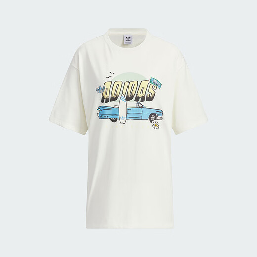 阿迪达斯 （adidas）三叶草2024夏女短袖T恤 IW6296 IW6296 XS