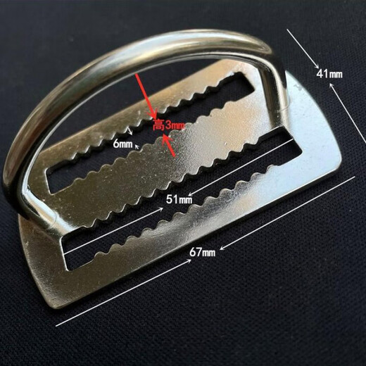 Sun Aegis diving double-head hook single-head hook 316 stainless steel hook Japanese buckle weight hook quick-release mountaineering buckle hook double-head hook (10 cm) L