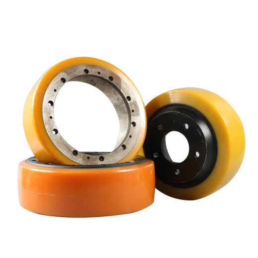 CLCEY Electric Hidráulico Manejo de la carretilla elevadora Conjunta de la rueda de la rueda Fuerza Hangzhou Story Diniu Drive Wheel Accesorios Cyan 330*13590 Siete agujeros