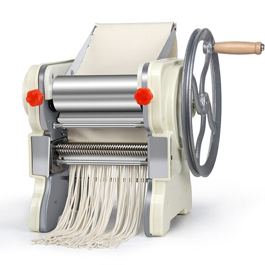 
Baijie Noodle Machine Home Manual Noodle Pressing Machine Household Small Hand-Carrying Noodle Machine Rolling Machine Stainless Steel Multi-function Hand-Carrying Noodle Machine Hand-Carrying Noodle Machine [One Knife] 2mm Fine Noodle