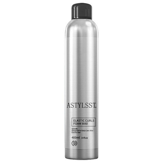 Stylist astylsst Foam Hair Wax Elastic Women's Curly Hair Fluffy Wool Curls Men's Bubble Mousse Foam Hair Wax 400ML*2 Bottles (Two Bottles Promotion)