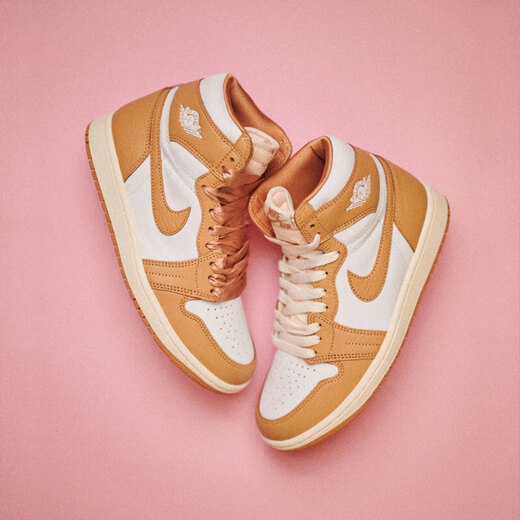 
Nike aj men's shoes and women's shoes Air Jordan 1 High OG high top aj1 retro trendy casual basketball shoes FN6622-201/brown 35.5