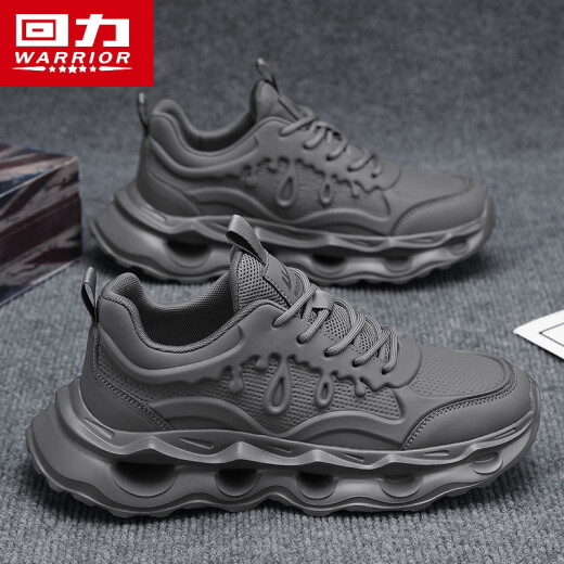 
Warrior casual men's shoes mesh dad shoes men's height-enhancing versatile sports shoes men 3893 dark gray 41