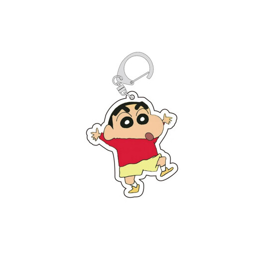 NOYA CRAYON SHIN-CHAN CARTON ACRYLIC DOUBLE COURT DOUBLE COURTE COURTE COURCE SALLE PETIT PENDANT PENDANT DÉCORATION DES CADE