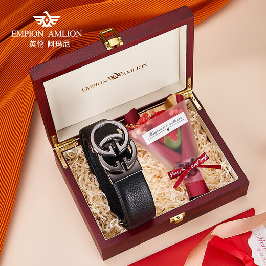 Redce Amangni British Armani Belt Men's Men's To Tope Tope International Brands 2024 Новый 100% чистый пояс ковхии 6628 Цвет пистолета личи