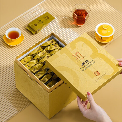 曦瓜 聚名茶 肉桂 武夷岩茶 口粮茶品鉴装 武夷山 乌龙茶大红袍茶叶 肉桂500品鉴8.5g*4包