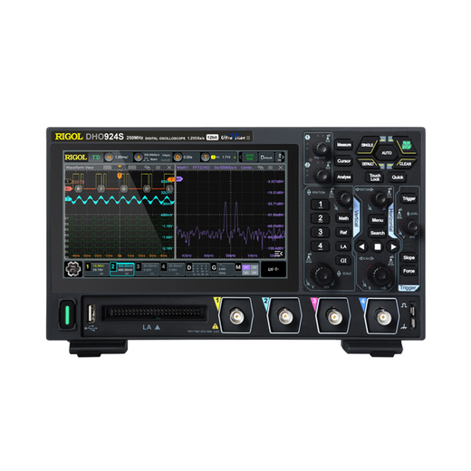RIGOL Puyuan Precision Digital Oscilloscope DHO900 four-channel 250MHz portable high-resolution 12bit DHO914 (125MHz four-channel)