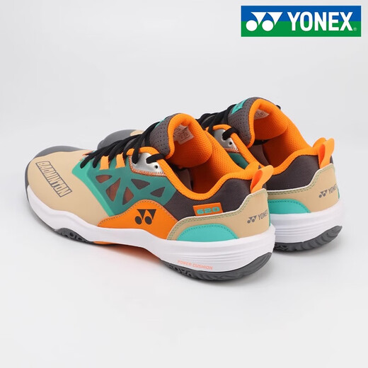 YONEX new product Yonex badminton shoes for men and women, professional competition shoes, power cushion shock-absorbing sports shoes SHB620 SHB620WCR-Beige-Wide last version for men and women 42 (270mm)