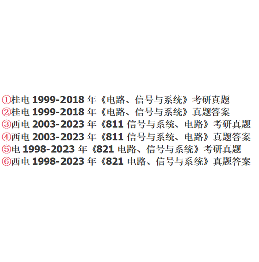 2025年桂电桂林电子科技大学806电路信号与考研真题答案通信