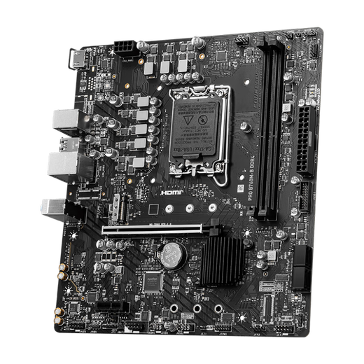 微星MSI B660M B760M Z790 B660迫击炮Mortar爆破弹WiFi Z690刀锋钛台式电脑主板电竞游戏主板 微星B760M-B D4 2.5G网卡/神光同步