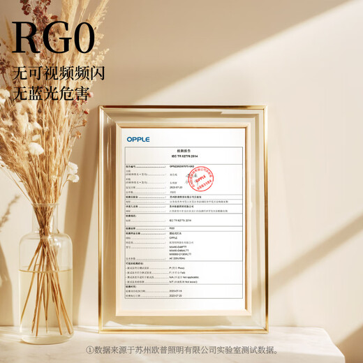 OPPLE 48-watt ceiling lamp, living room and bedroom lamp, simple eye protection, intelligent control and dimming LED lamp 18 Pinjian III package installation