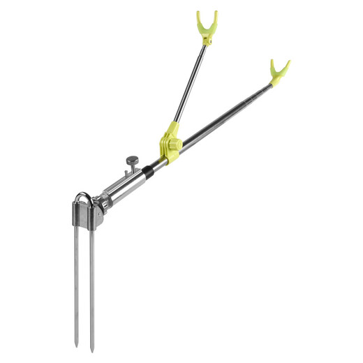 
Aolong Fortress Support Stainless Steel Support Fishing Rod Floor Sliding Flying Rod Floor Fork Stand Fishing Rod Fishing Rod Metal Ground + Light Green Support 1.5 meters