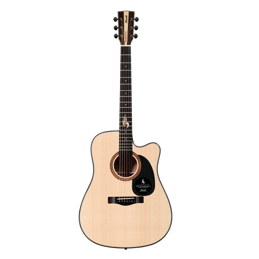 Brook Brook Guitar Vancouver folk guitare S25 côté guitare unique de guitare acoustique débutant 41 pouces Couleur de journal S25N-DCGE [401 Box électrique]