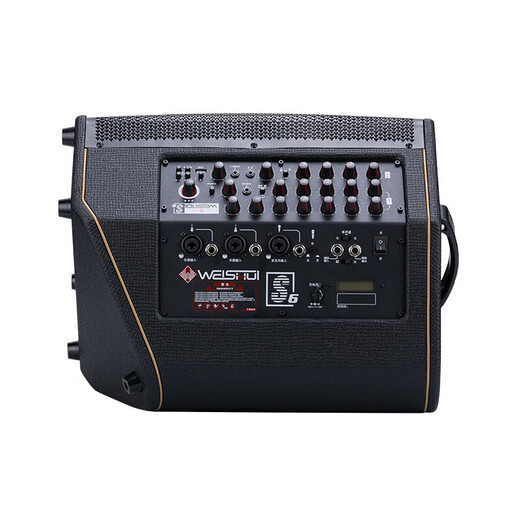 Magic 3 Jianshui S6 Audio Blowpipe Outdoor Singing Speaker Playing and Singing Guitar Live Recording Bluetooth Speaker S6+S10 Subwoofer Audio Set Blue