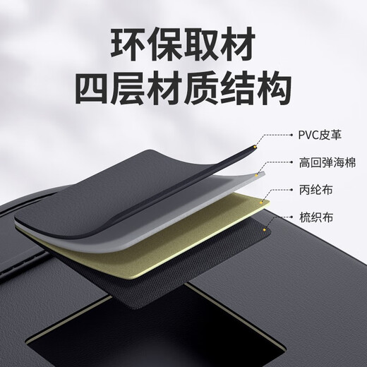 Wuji car seat back storage bag hanging bag car multifunctional chair back storage box storage bag car interior decoration supplies Trumpchi car series large storage bag-customized model black one-pack (1 piece)