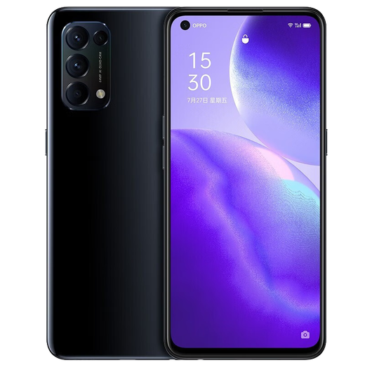 OPPO Reno5 5G手机 安卓智能 二手手机 国行 月夜黑 8GB+128GB