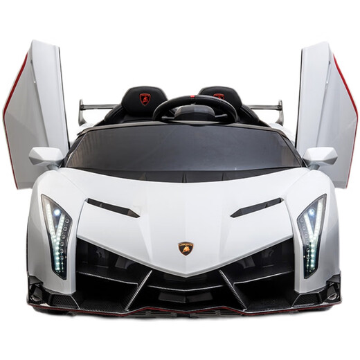 HAOWA Lamborghini children's electric car four-wheel car remote control infant and toddler sports car baby toy car can seat people upgrade green