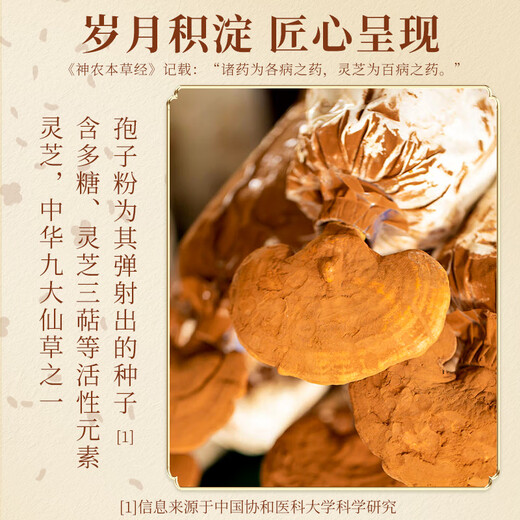 
Rushi Heart Breaking Wall Ganoderma Lucidum Spore Powder Jilin Changbaishan Ganoderma Lucidum Powder Linzhi Robe Powder 1 box 59.4g