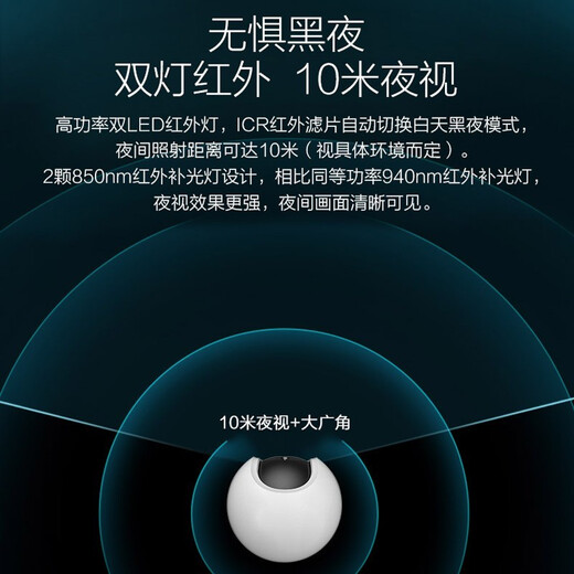 萤石 监控摄像头C6C CP1无线家用监控器Wifi高清室内360度云台旋转语音对讲  手机远程视频 CP1 400万极清版 官方标配+壁装支架