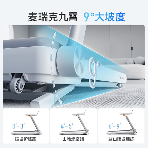 MERACH Little White Rhinoceros Second Generation Pro Treadmill Family Climbing Fully Folding Silent Gym Equipment MR-T07W2HF